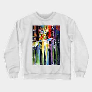 Raining at night Crewneck Sweatshirt